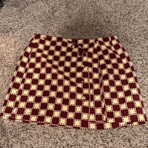 70s style mini skirt